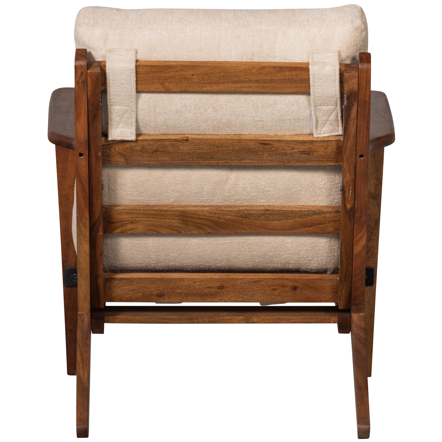 HOUSTON FAUTEUIL BOUCLE/HOUT NATUREL