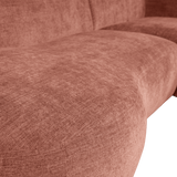 POLLY CHAISE LONGUE RECHTS ROZE