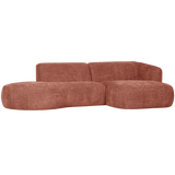 POLLY CHAISE LONGUE RECHTS ROZE