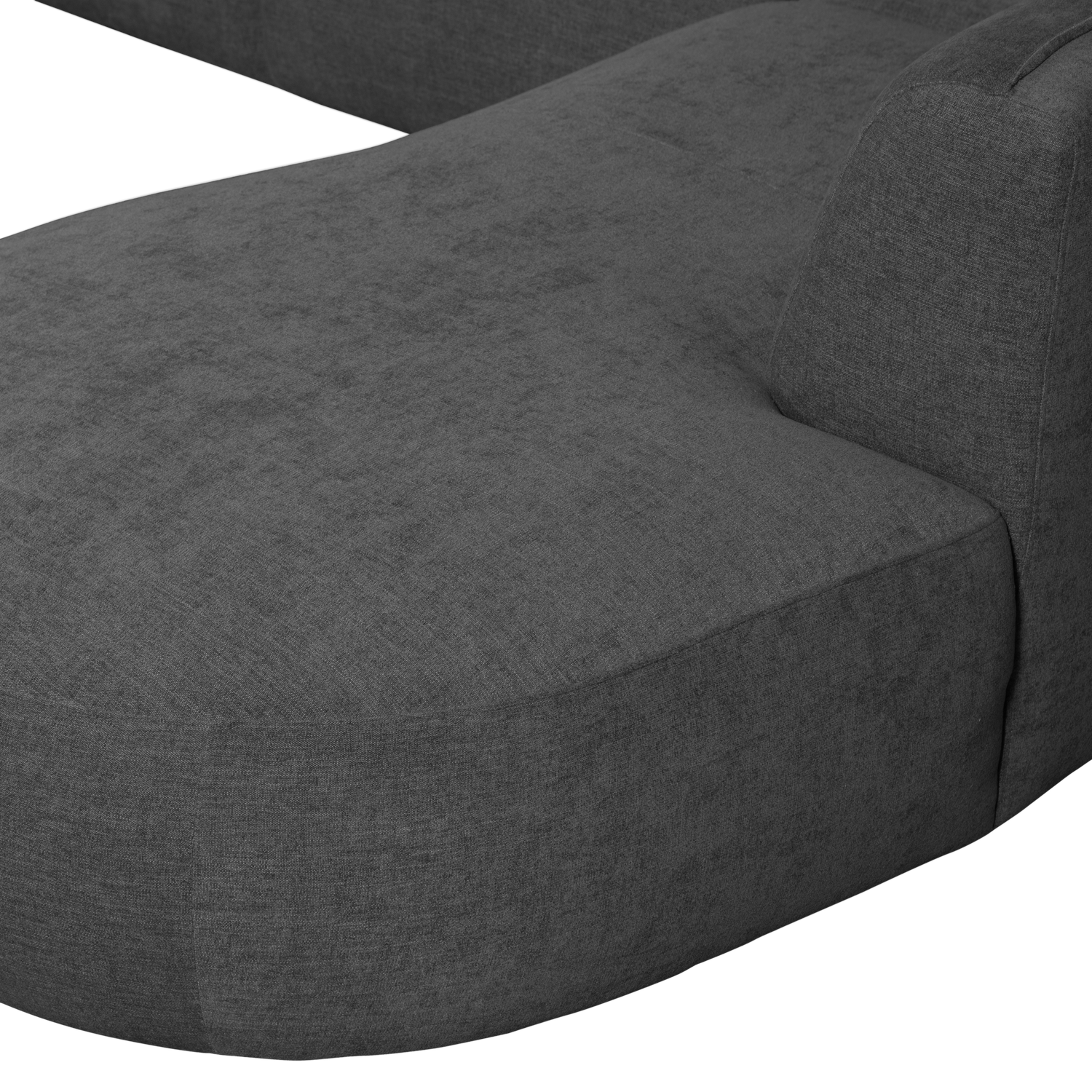 POLLY BANK U-VORM RECHTS GRIJS