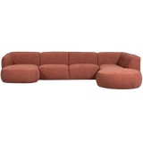 POLLY BANK U-VORM RECHTS ROZE