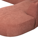 POLLY BANK U-VORM RECHTS ROZE