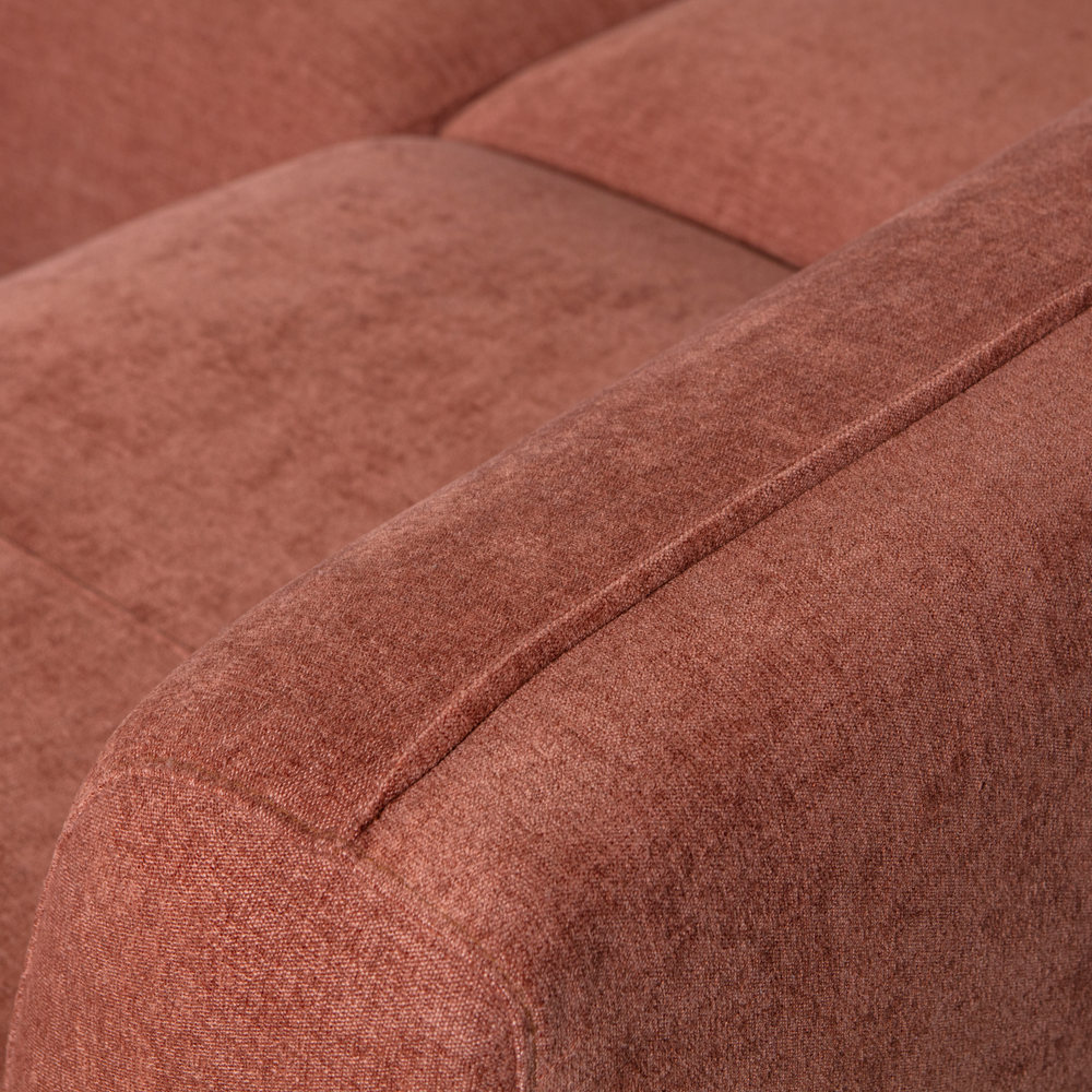 POLLY BANK U-VORM RECHTS ROZE