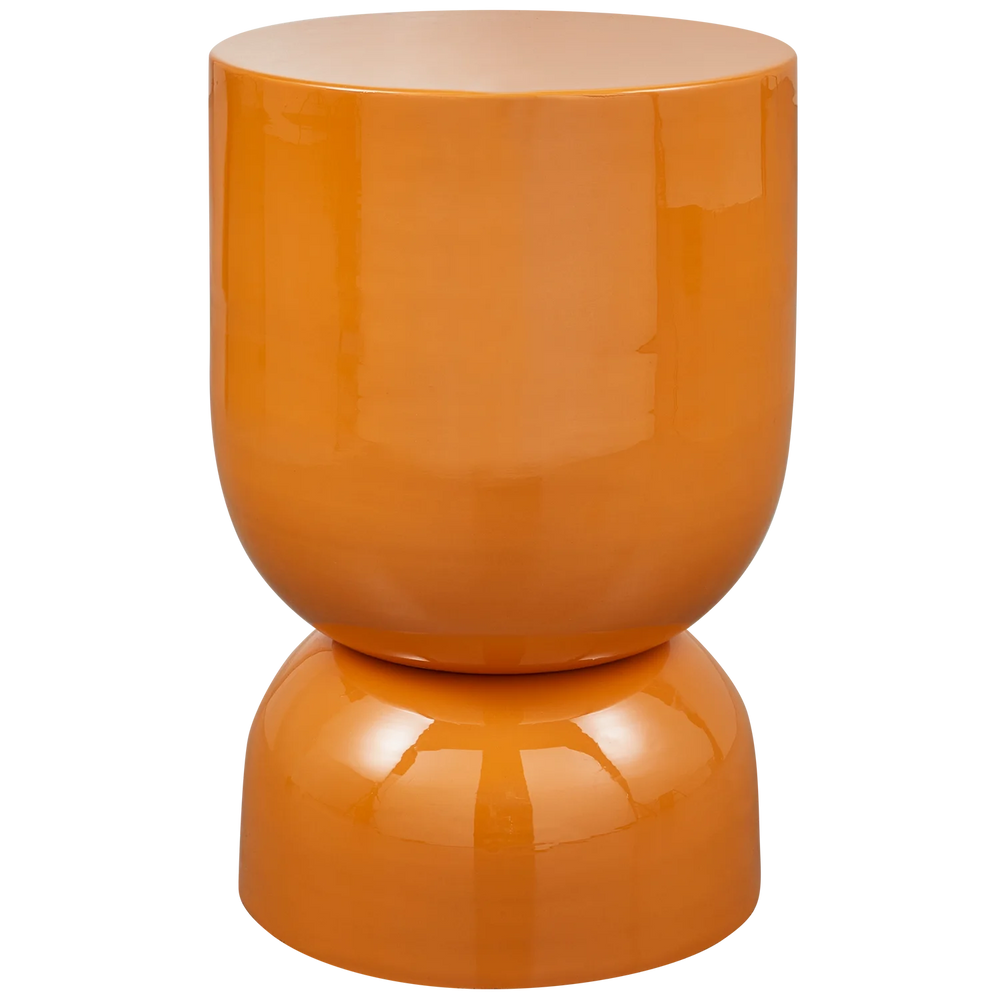 WOOOD - Hekla bijzettafel metaal oranje