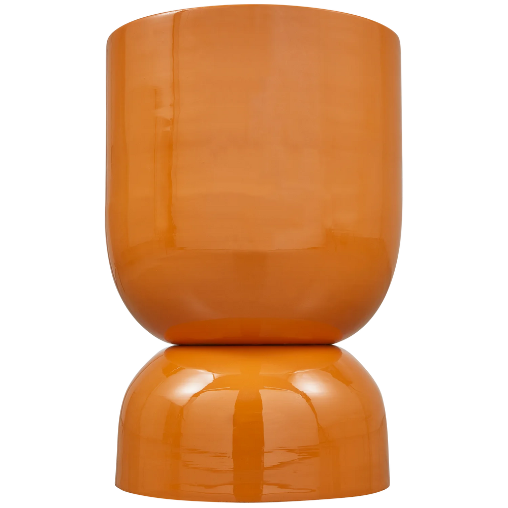 WOOOD - Hekla bijzettafel metaal oranje