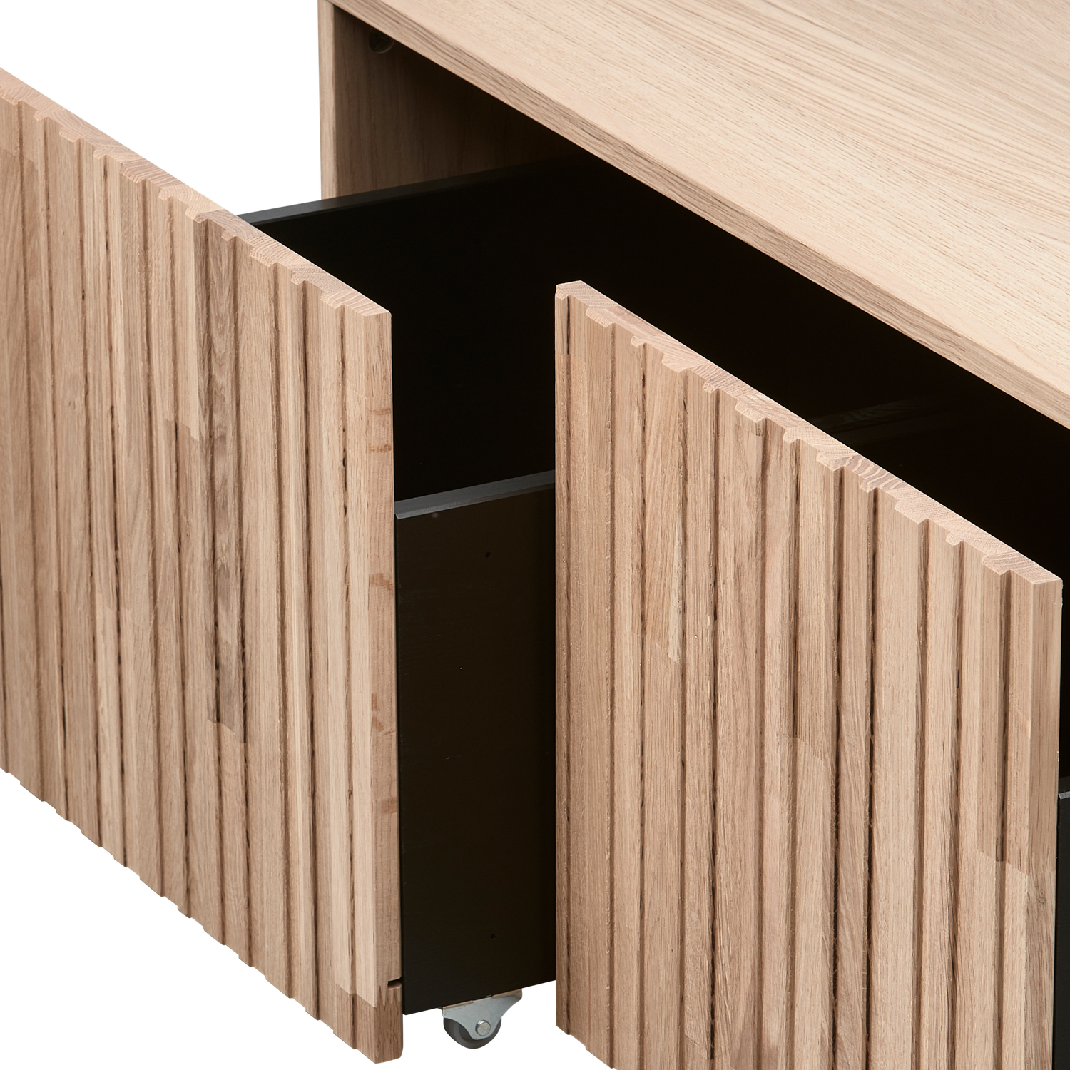 NEW GRAVURE KISTBANK EIKEN BLANKE LAK [fsc]