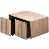 NEW GRAVURE KISTBANK EIKEN BLANKE LAK [fsc]