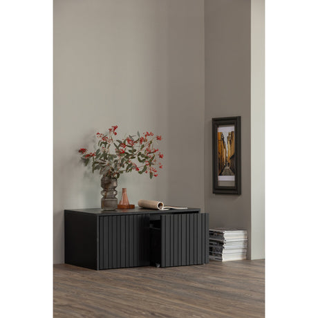 NEW GRAVURE KISTBANK GRENEN ZWART [fsc]