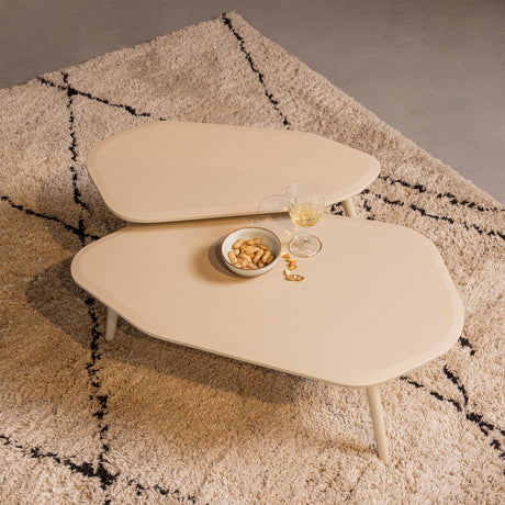 DAVINA BIJZETTAFELS MDF DUST - SET VAN 2