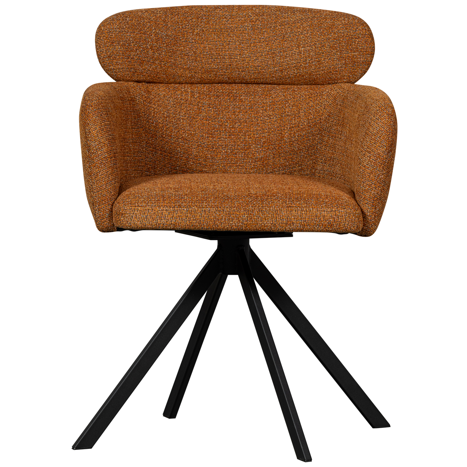 FENNE DRAAIBARE EETKAMERSTOEL GEWEVEN STOF GINGER