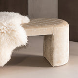 JACOB GESTOFFEERD BANKJE STREEP DESSIN NATUREL [fsc]