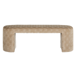 JACOB GESTOFFEERD BANKJE STREEP DESSIN NATUREL [fsc]