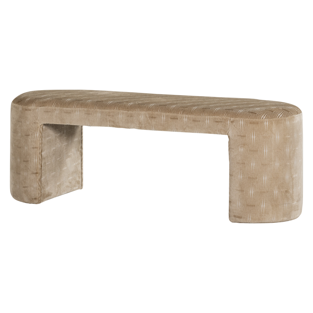 JACOB GESTOFFEERD BANKJE STREEP DESSIN NATUREL [fsc]