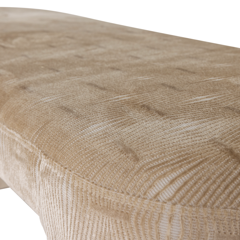 JACOB GESTOFFEERD BANKJE STREEP DESSIN NATUREL [fsc]