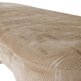 JACOB GESTOFFEERD BANKJE STREEP DESSIN NATUREL [fsc]