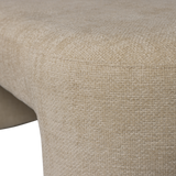 JACOB GESTOFFEERD BANKJE NATUREL