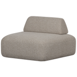 STERCK FAUTEUIL MET VERPLAATSBARE RUGLEUNING BOUCLE NATUREL