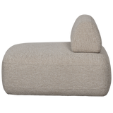 STERCK FAUTEUIL MET VERPLAATSBARE RUGLEUNING BOUCLE NATUREL
