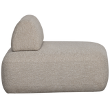 STERCK FAUTEUIL MET VERPLAATSBARE RUGLEUNING BOUCLE NATUREL