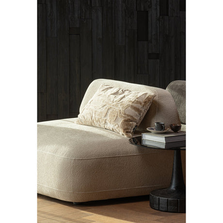 SOYA BIJZETTAFEL MANGOHOUT/GLAS ZWART