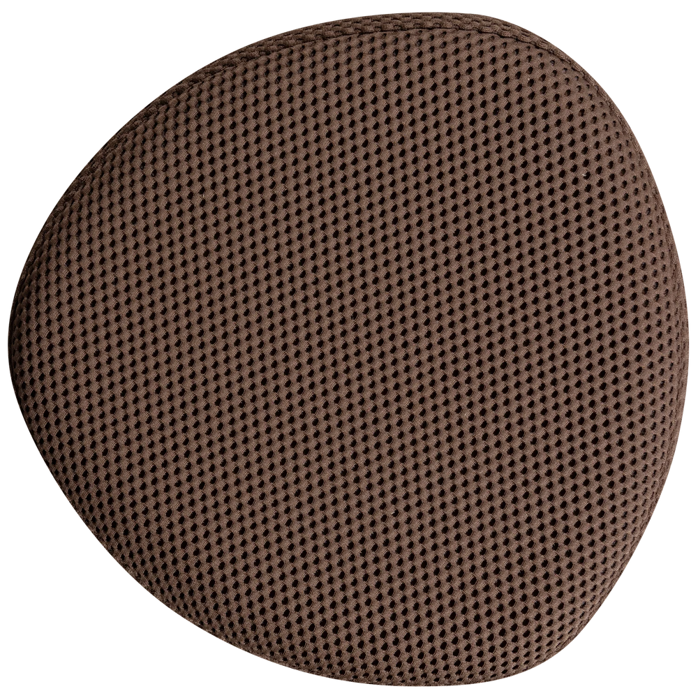 WOOOD - Poef mesh espresso 38x40x40cm