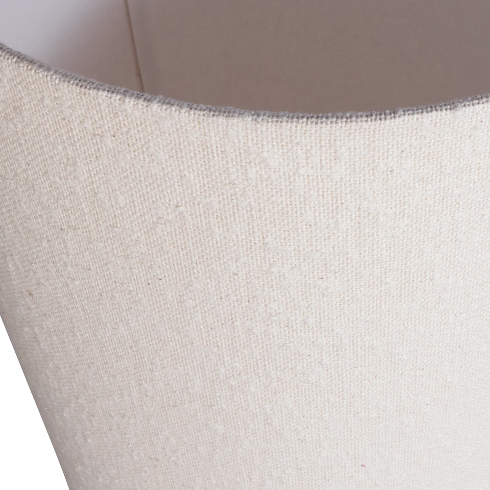 WOOOD - Loft tafellamp metaal/boucle naturel 187x35cm