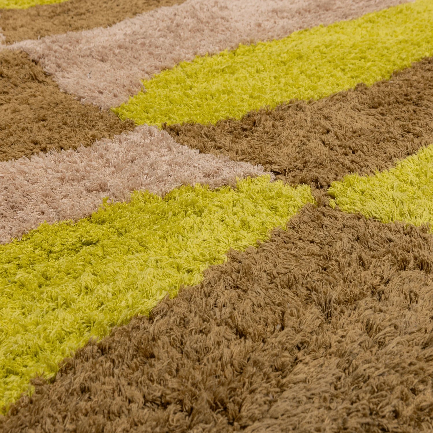 WOOOD - Musa vloerkleed grafisch dessin naturel/geel 170x240cm