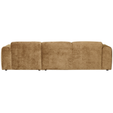 CLOUD CHAISE LONGUE BANK RECHTS CHENILLE HONINGGEEL