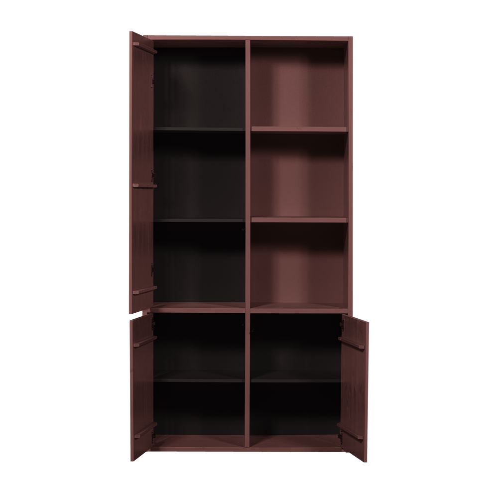 MEREL OPBERGKAST GRENEN BORDEAUXROOD [fsc]