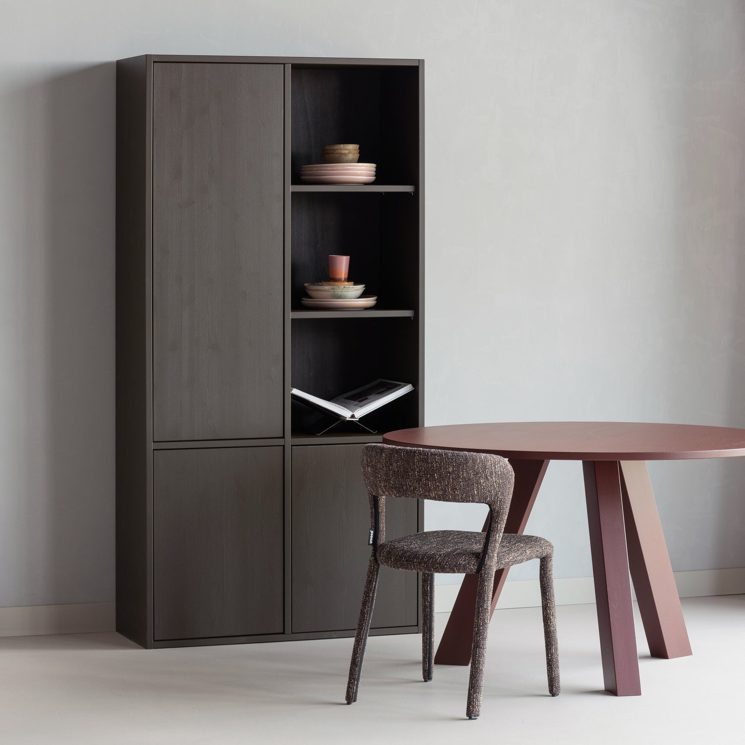 MEREL OPBERGKAST GRENEN MIDDENBRUIN [fsc]