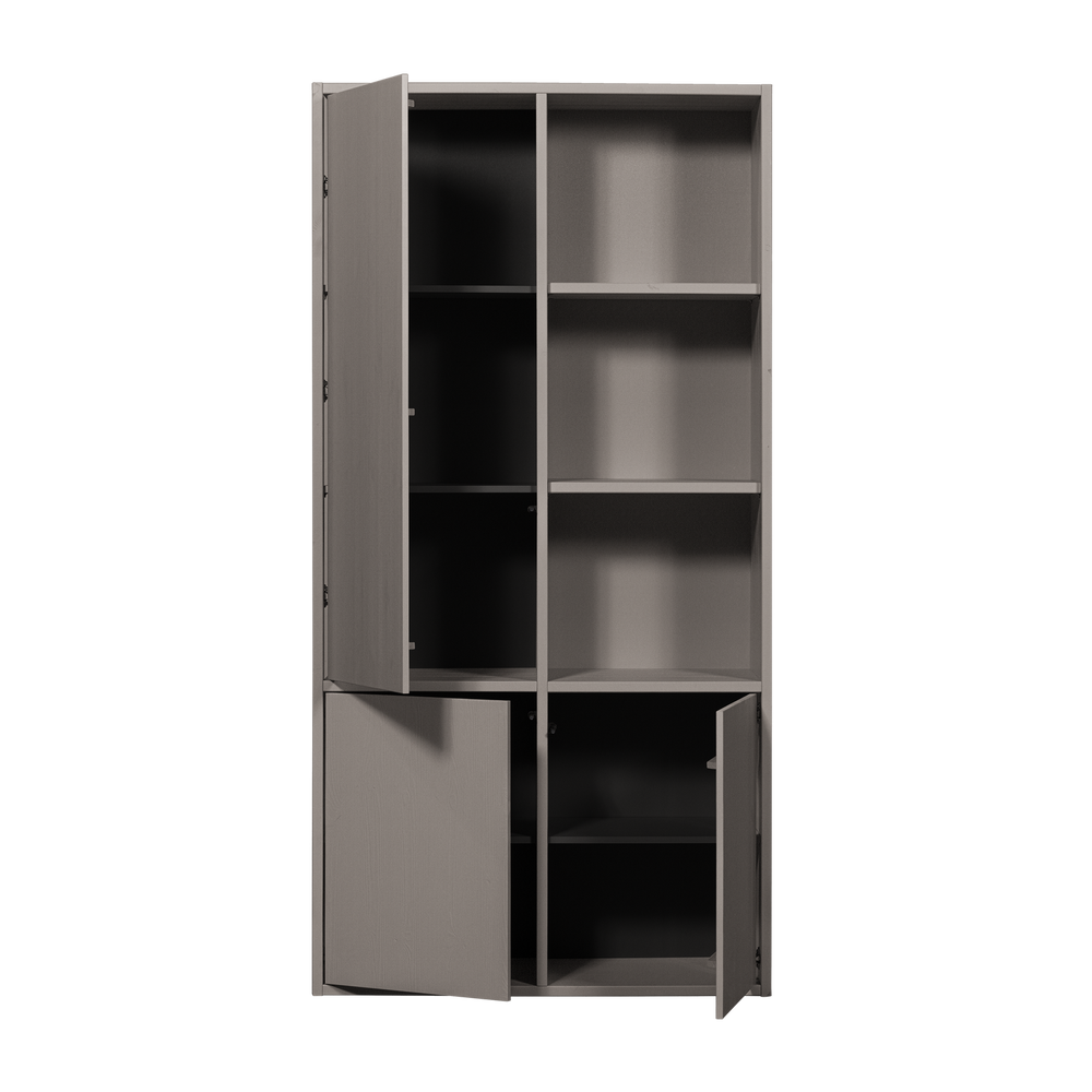 MEREL OPBERGKAST GRENEN WARMGRIJS [fsc]