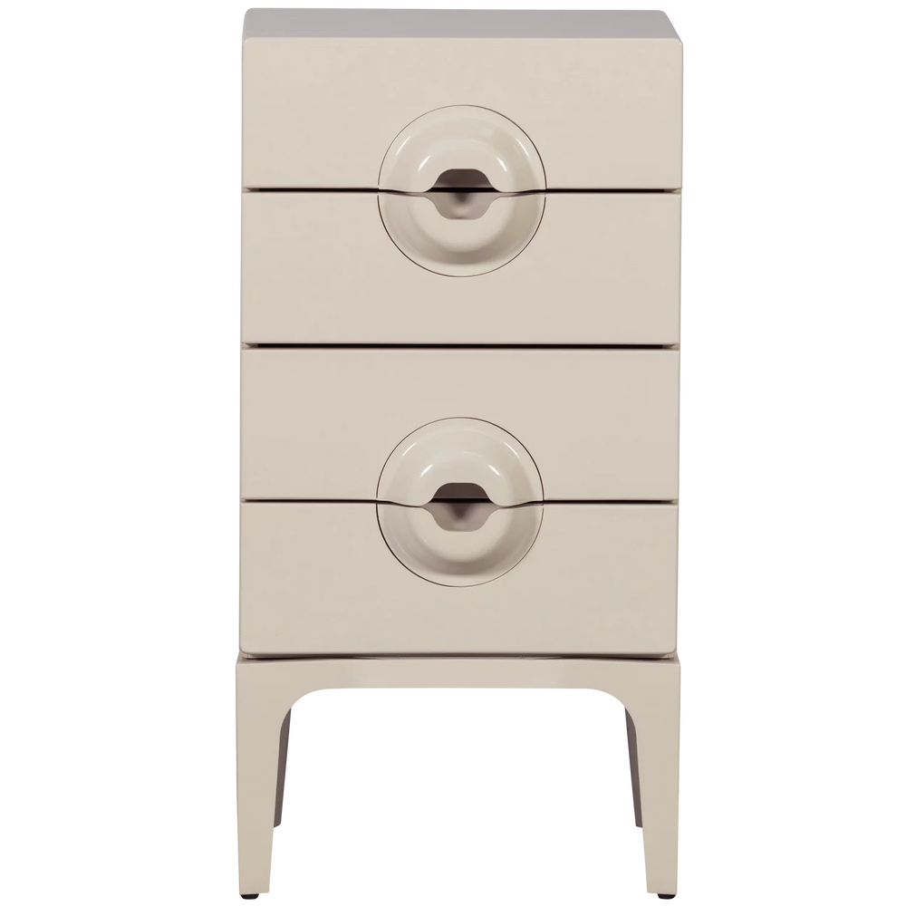 WOOOD - Merge ladekast 4 lades hout greige