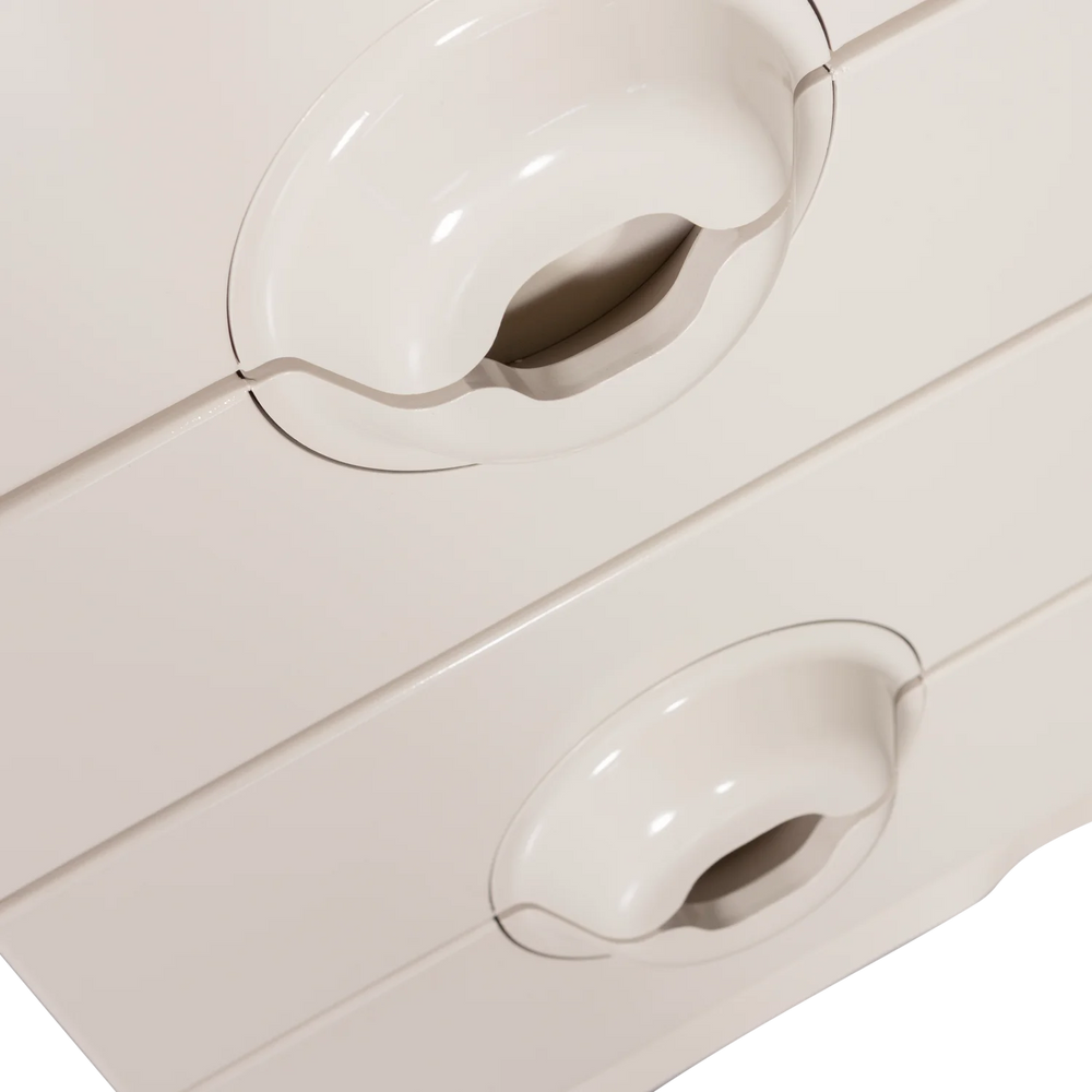 WOOOD - Merge ladekast 4 lades hout greige