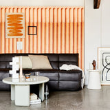 BUTTON BIJZETTAFEL KERAMIEK WIT 45X35O CM