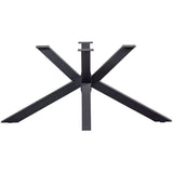 KRUISVORM POOT METAAL ZWART