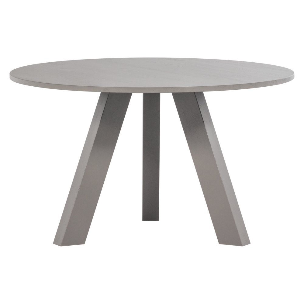 RHONDA EETTAFEL O129 CM EIKEN WARMGRIJS [fsc]