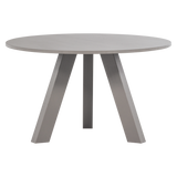 RHONDA EETTAFEL O129 CM EIKEN WARMGRIJS [fsc]