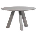 RHONDA EETTAFEL O129 CM EIKEN WARMGRIJS [fsc]