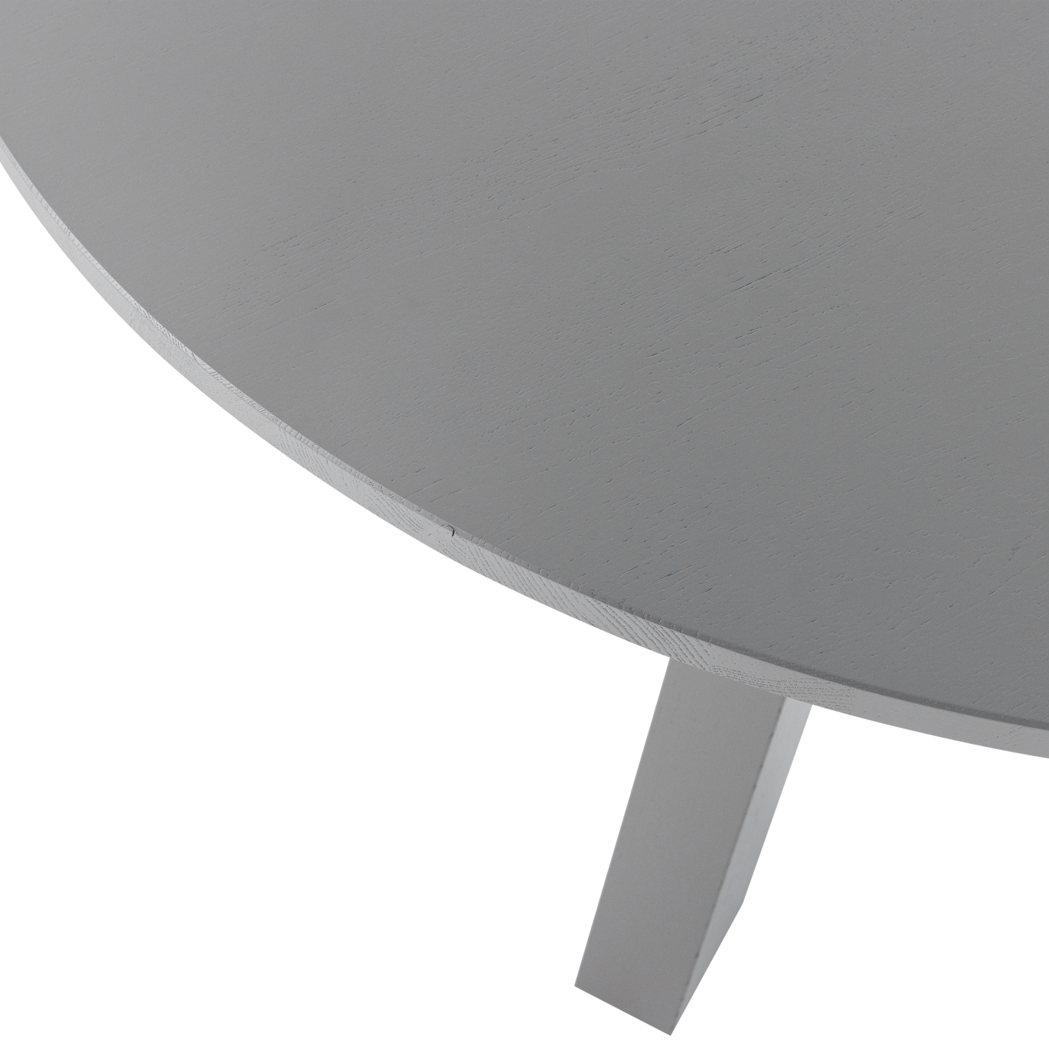 RHONDA EETTAFEL O129 CM EIKEN WARMGRIJS [fsc]