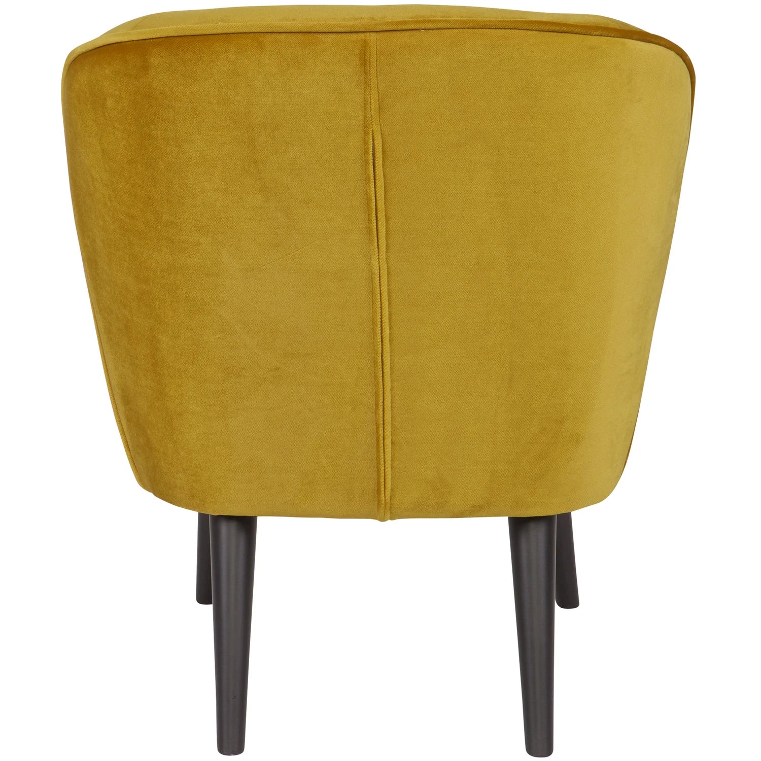 WOOOD - Sara fauteuil fluweel oker