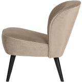 SARA FAUTEUIL VELVET KHAKI
