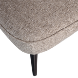 WOOOD - Sara fauteuil geweven stof naturel melange
