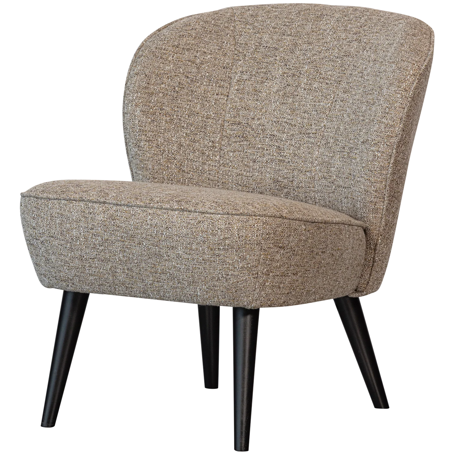 WOOOD - Sara fauteuil geweven stof naturel melange