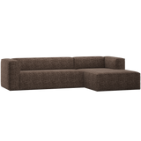 BEAN HOEKBANK RECHTS BRUIN MELANGE