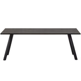 COMBI-TABLO: TAFEL EIKEN 200X90 & 2-STAND BLACKNIGHT [fsc]