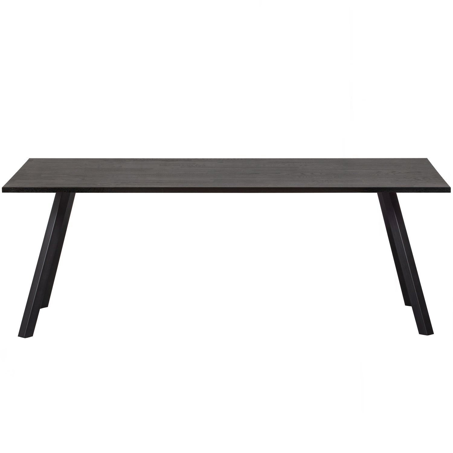 COMBI-TABLO: TAFEL EIKEN 200X90 & 2-STAND BLACKNIGHT [fsc]