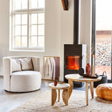 HIGH HEELS BIJZETTAFELS MANGOHOUT NATUREL SET V 2