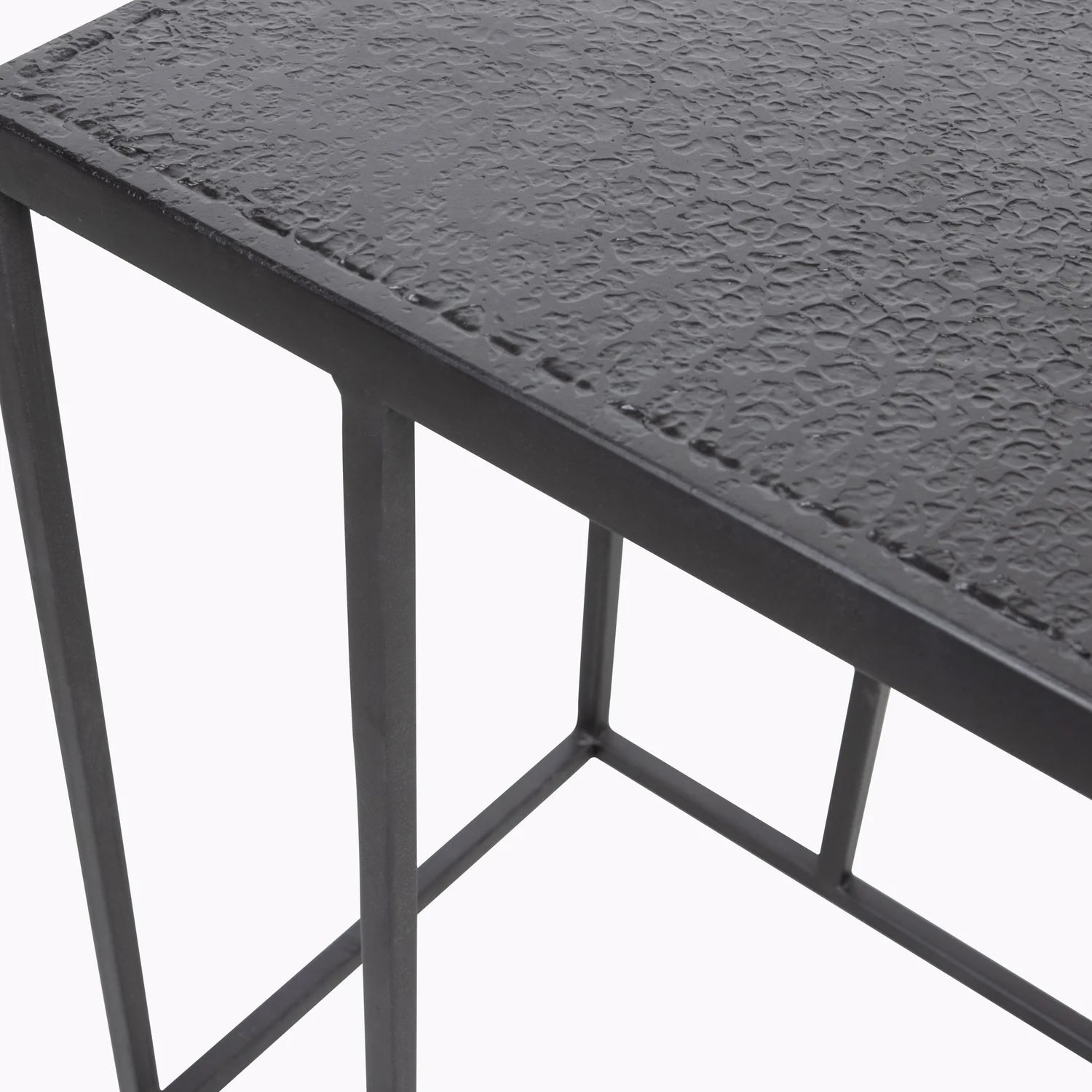 WOOOD - Febe bijzettafel u-vorm metaal zwart