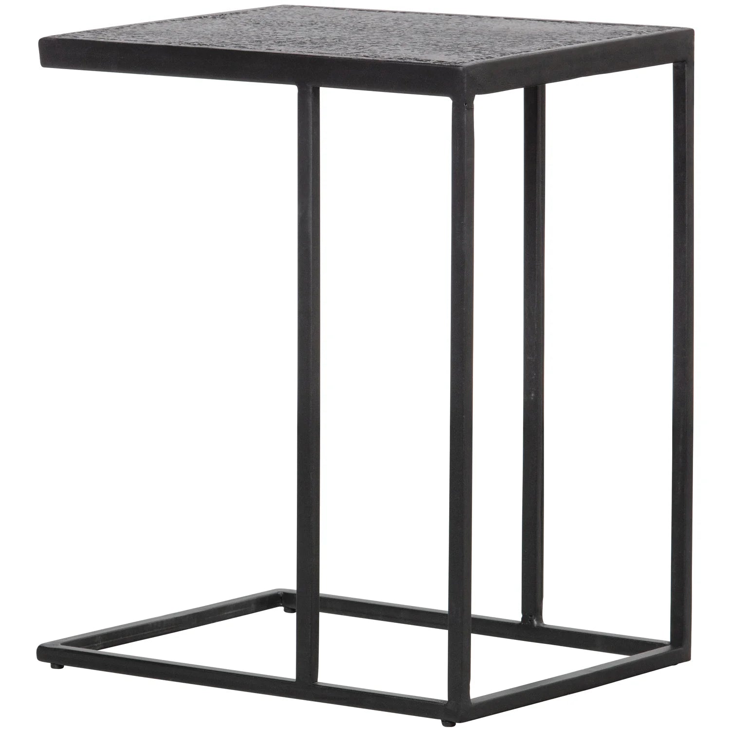 WOOOD - Febe bijzettafel u-vorm metaal zwart
