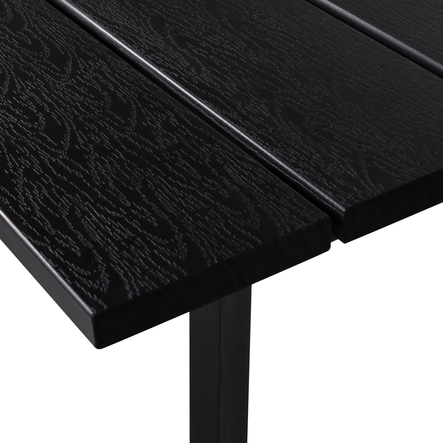WOOOD - Veerle tuintafel aluminium/polywood antraciet 220x100cm